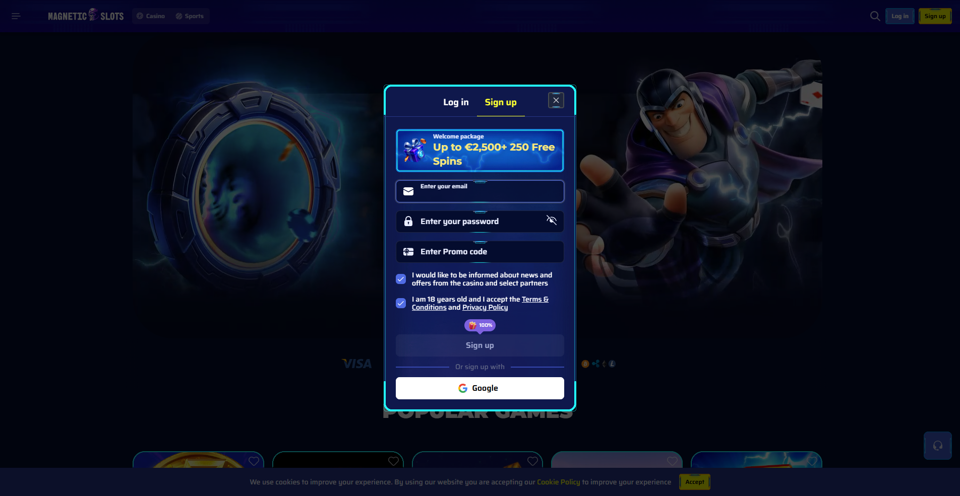 Magneticslots Register